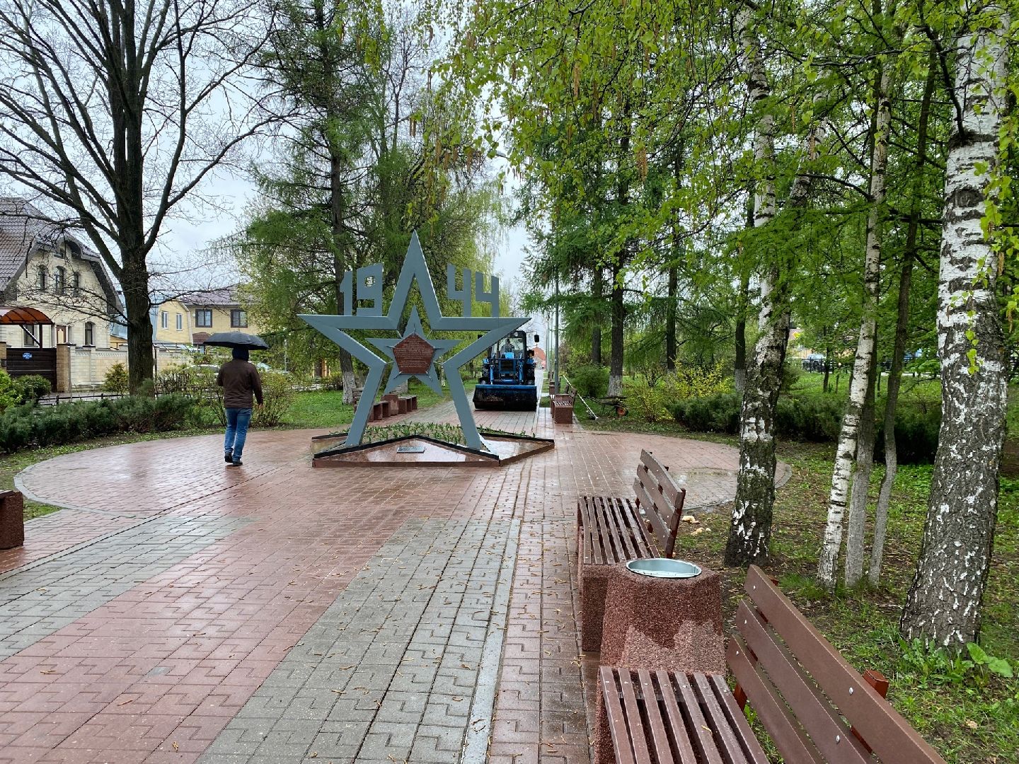 Домодедово, благоустройство, аллея славы, день победы, подготовка