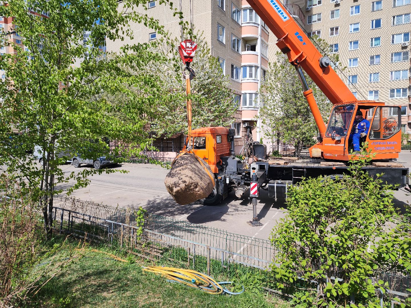 Подольск, сад камней памяти и славы, 80 лет победе,