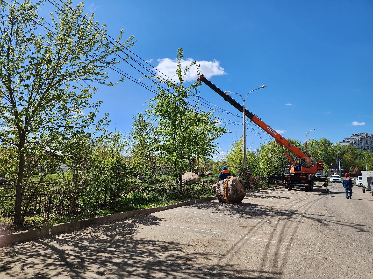 Подольск, сад камней памяти и славы, 80 лет победе,