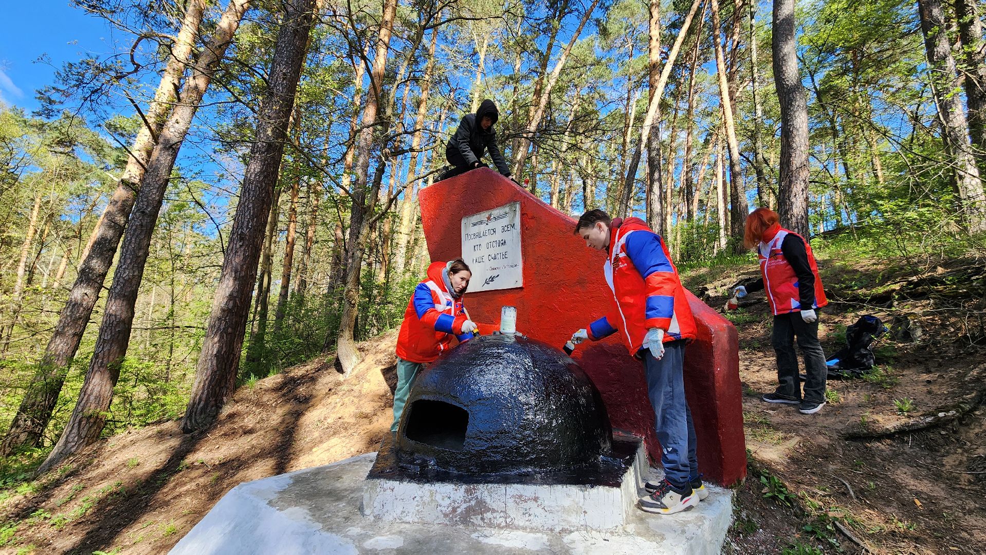 ступино, день победы, волонтеры, памятники вов,