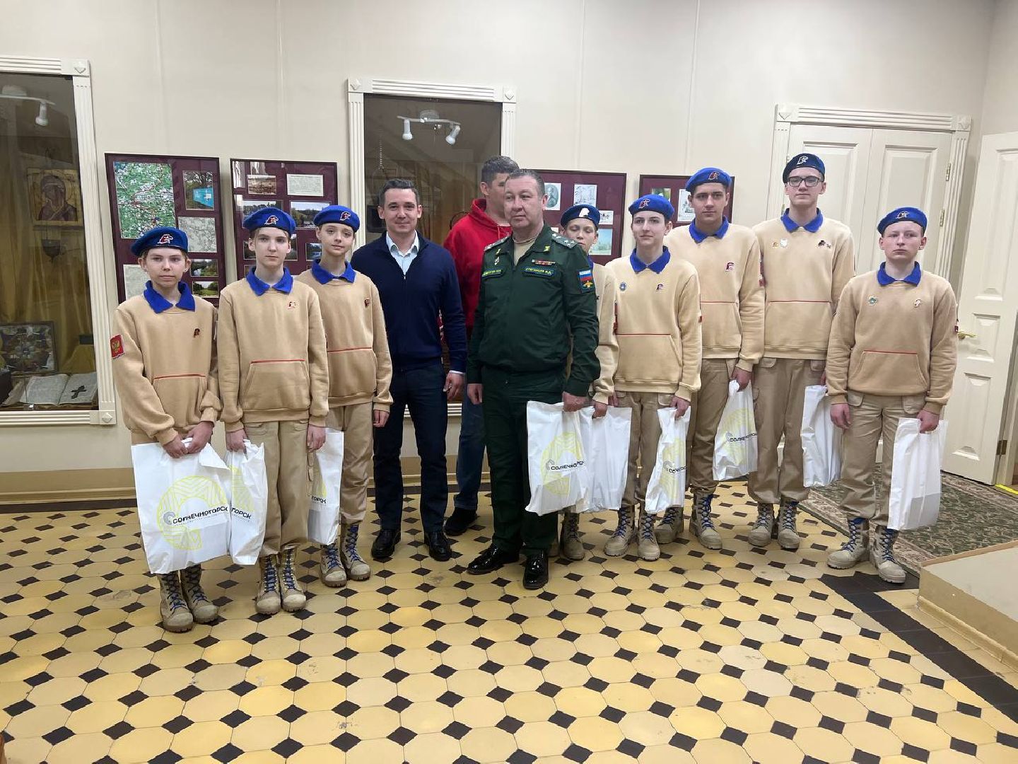 Солнечногорск, юнармейцы, музей, экскурсия, встреча