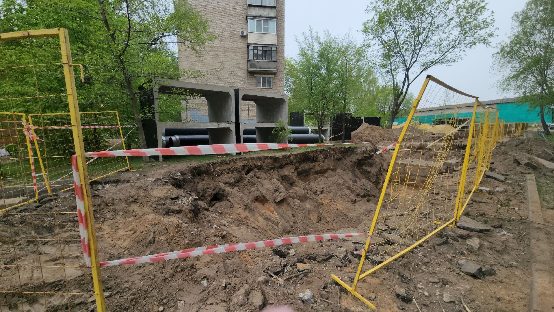 люберцы, жкх, ремонт теплосети,