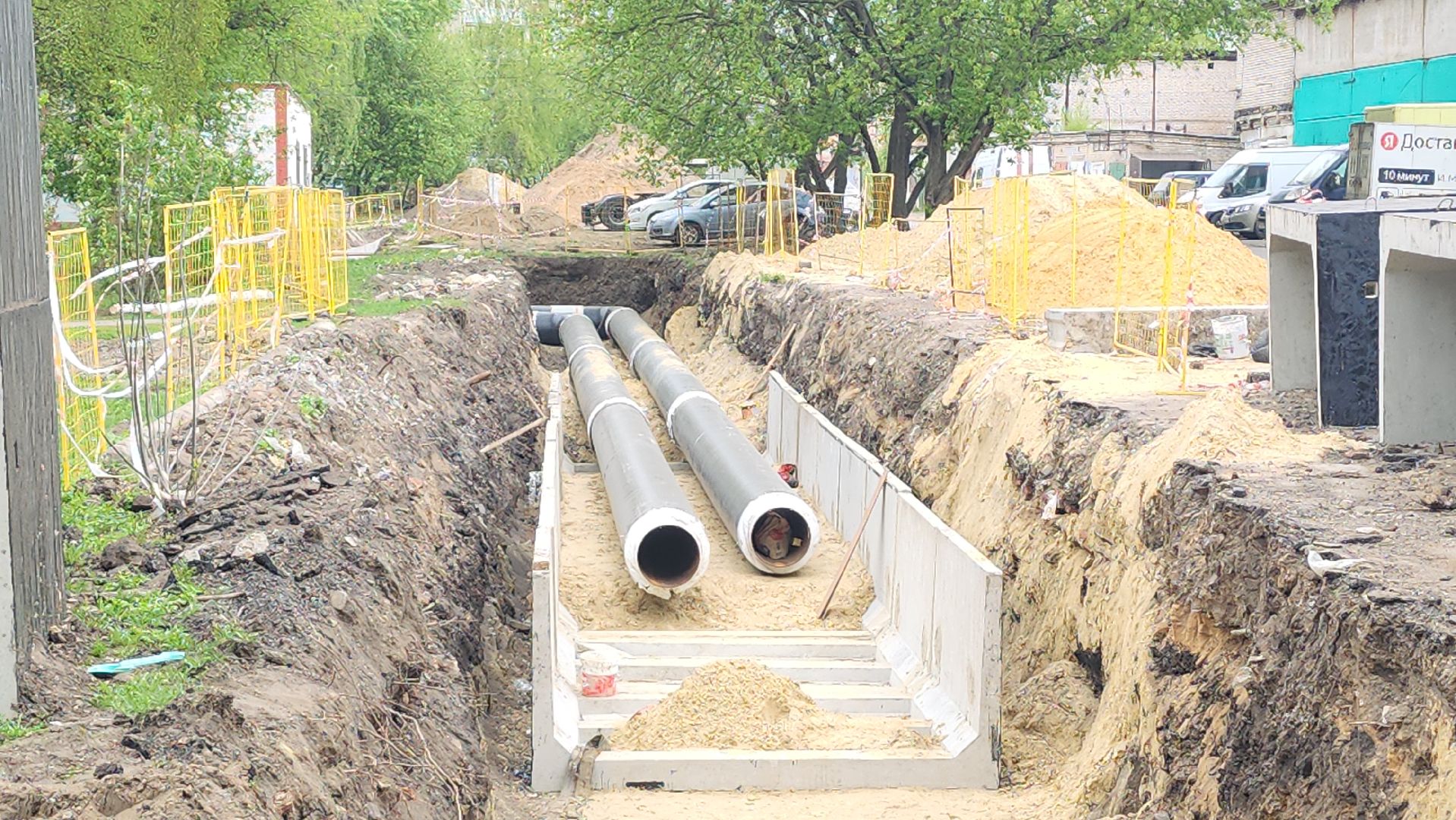 люберцы, жкх, ремонт теплосети,