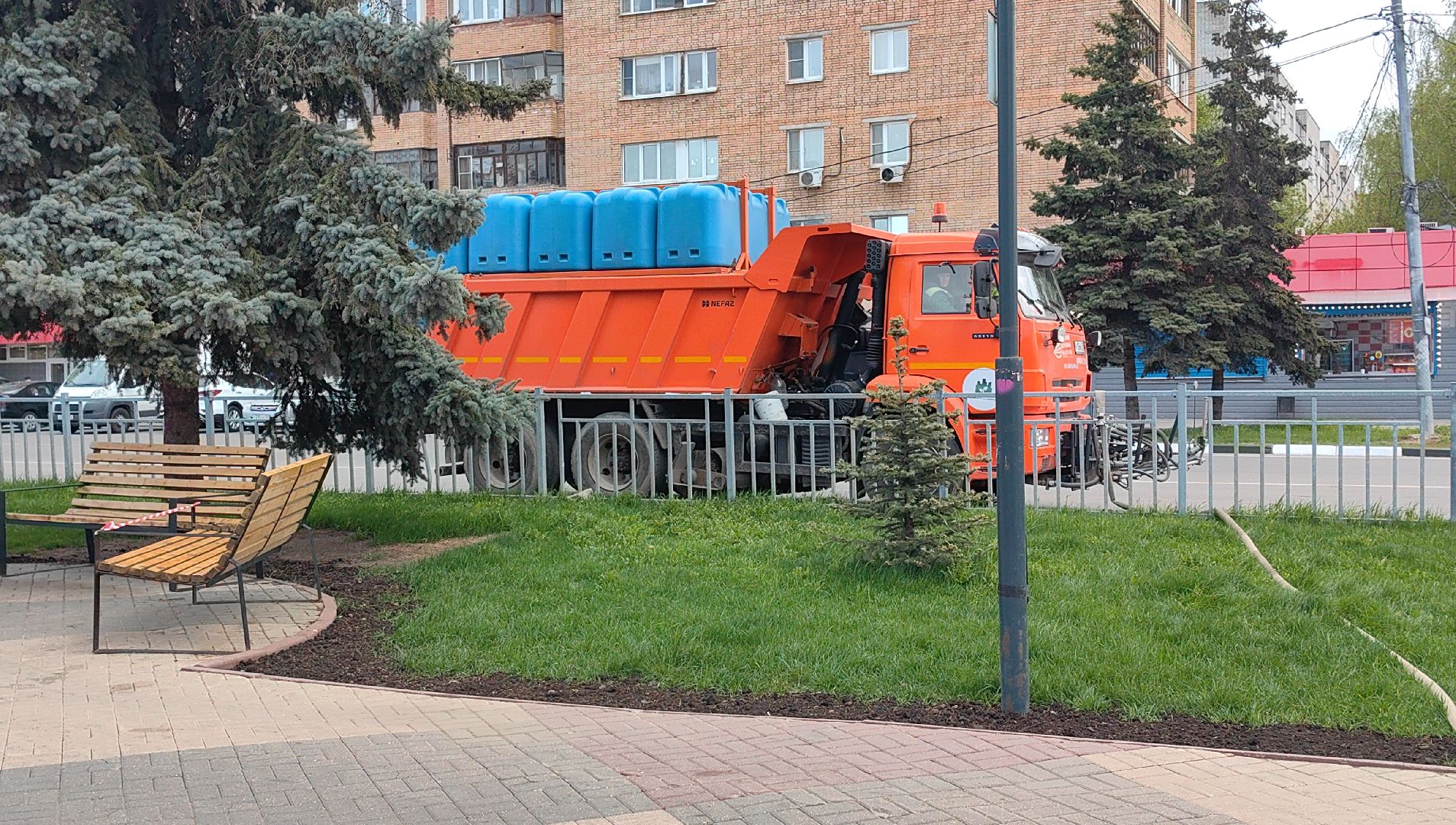 фонтаны, сезон, цветение,  техническое состояние,