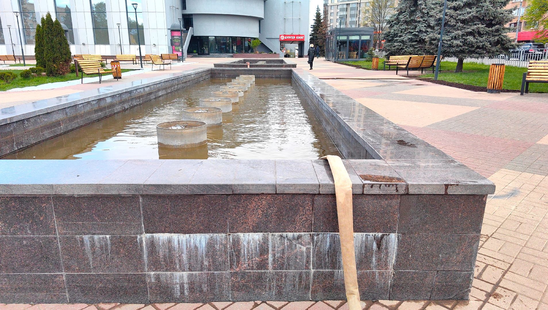 фонтаны, сезон, цветение,  техническое состояние,