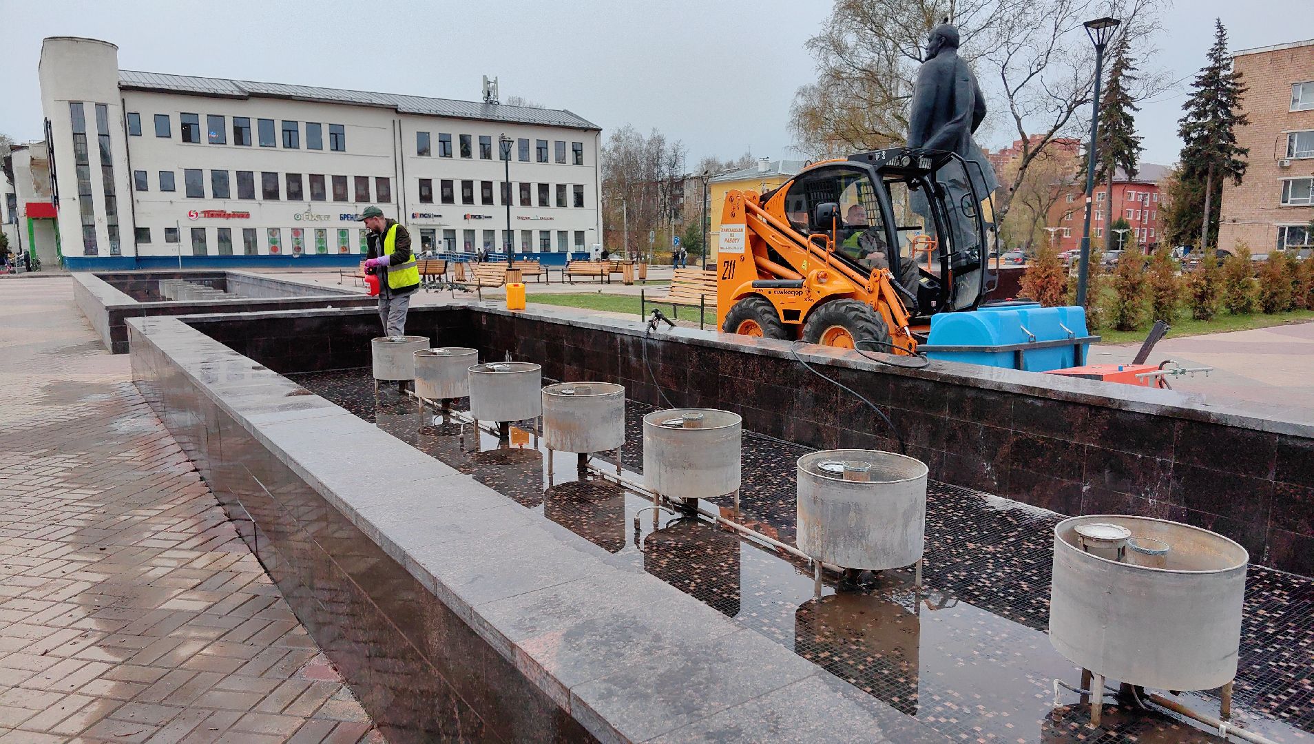 фонтаны, сезон, цветение,  техническое состояние,