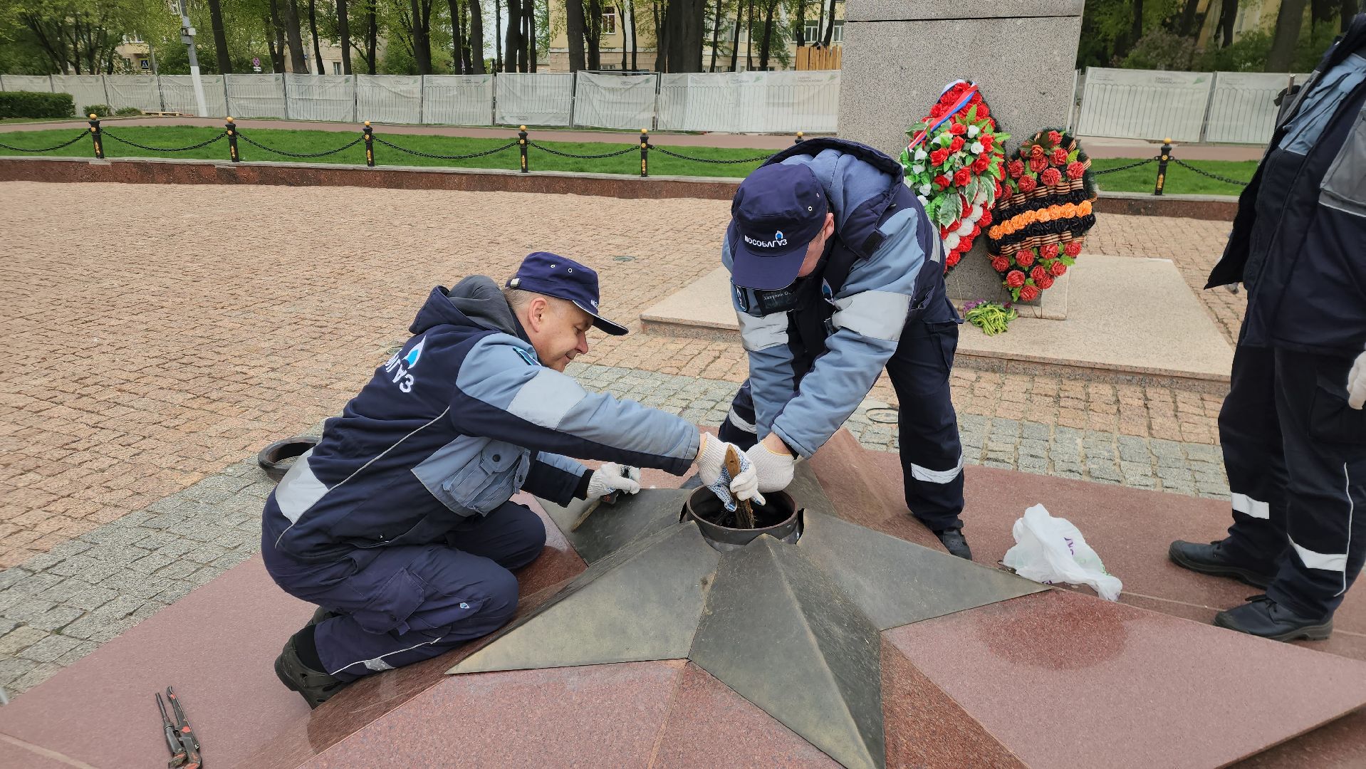 подольск, вечный огонь, Техническое обслуживание,