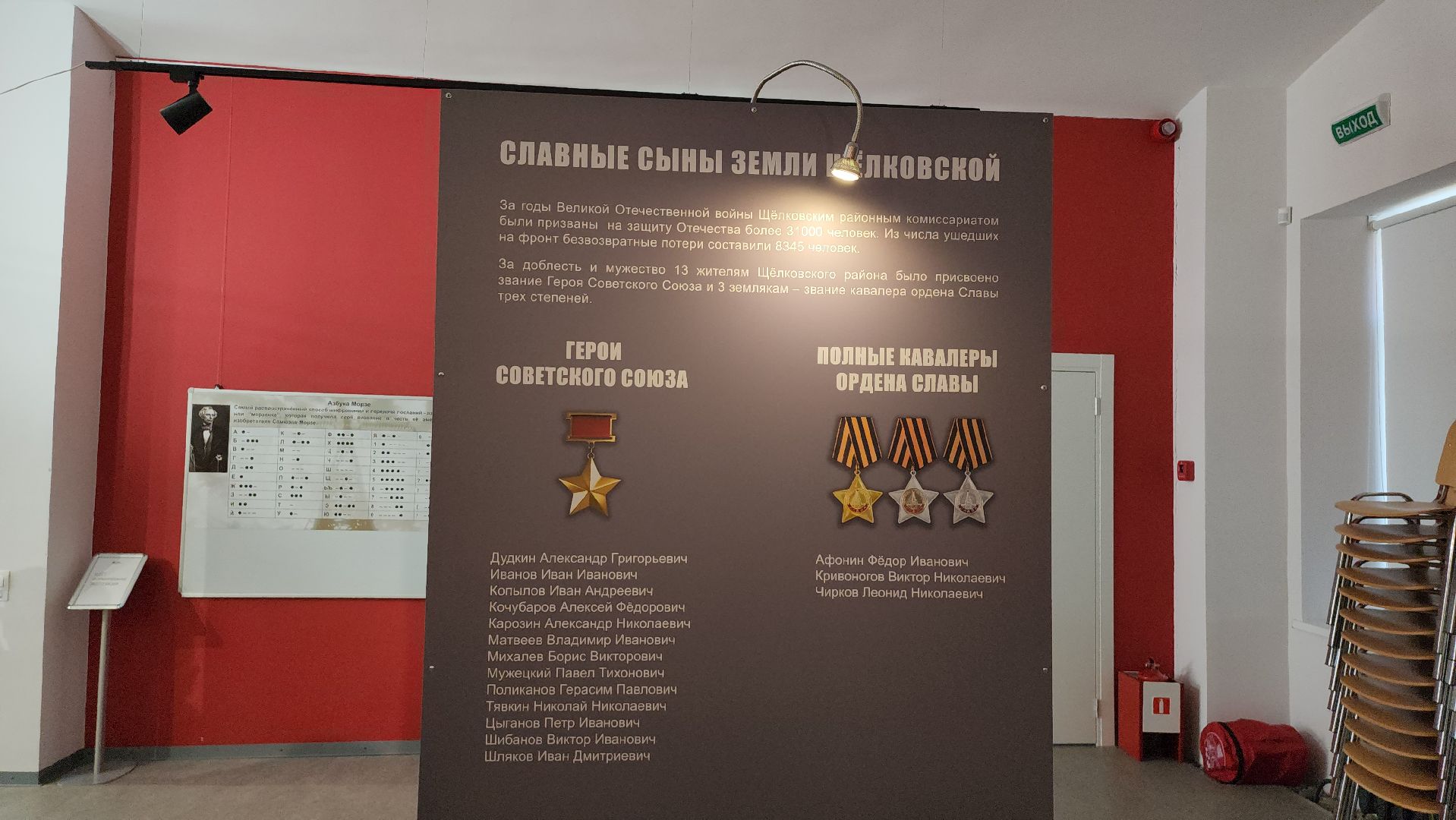 щёлково, великая отечественная война, музей, экспозиция,