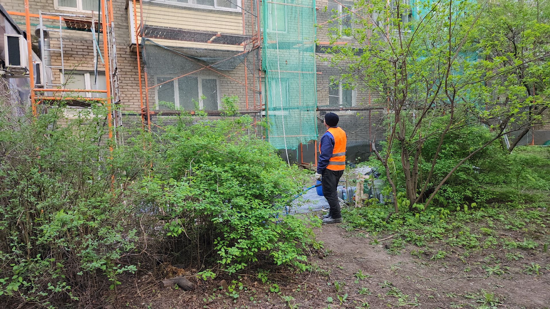 пушкино, капремонт, ремонт фасада дома, рабочие, подрядная организация, штукатурные работы, балкон, отмостка дома, козырек,вертикалки,