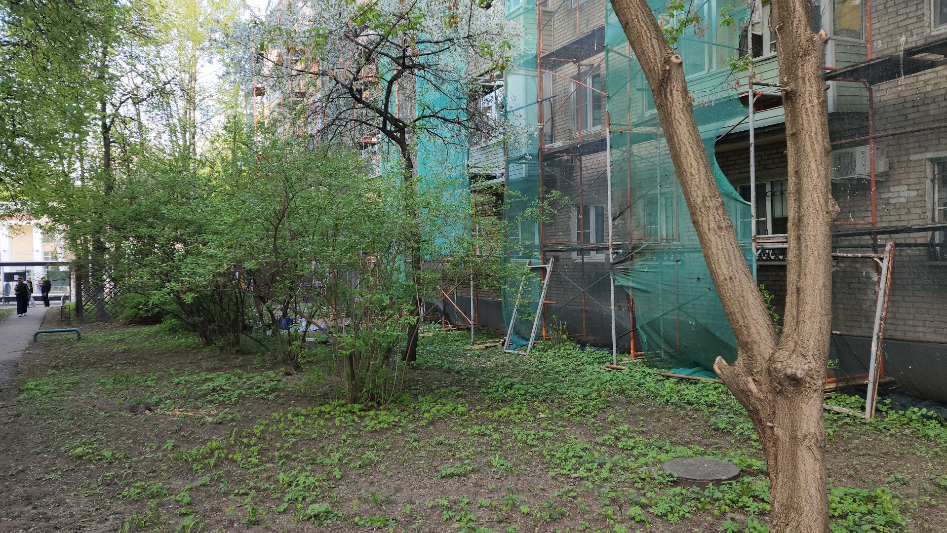 пушкино, капремонт, ремонт фасада дома, рабочие, подрядная организация, штукатурные работы, балкон, отмостка дома, козырек,вертикалки,