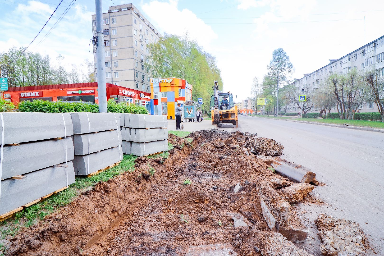 клин, ремонт дороги, транспорт, общество,