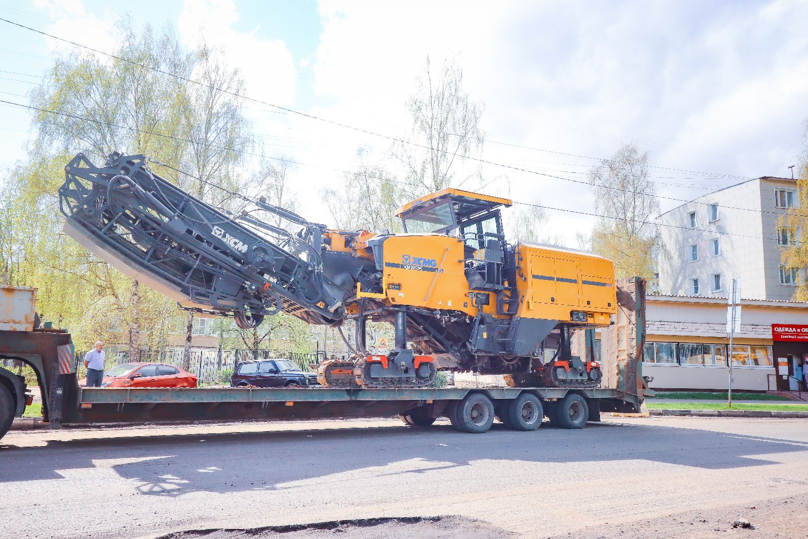 клин, ремонт дороги, транспорт, общество,