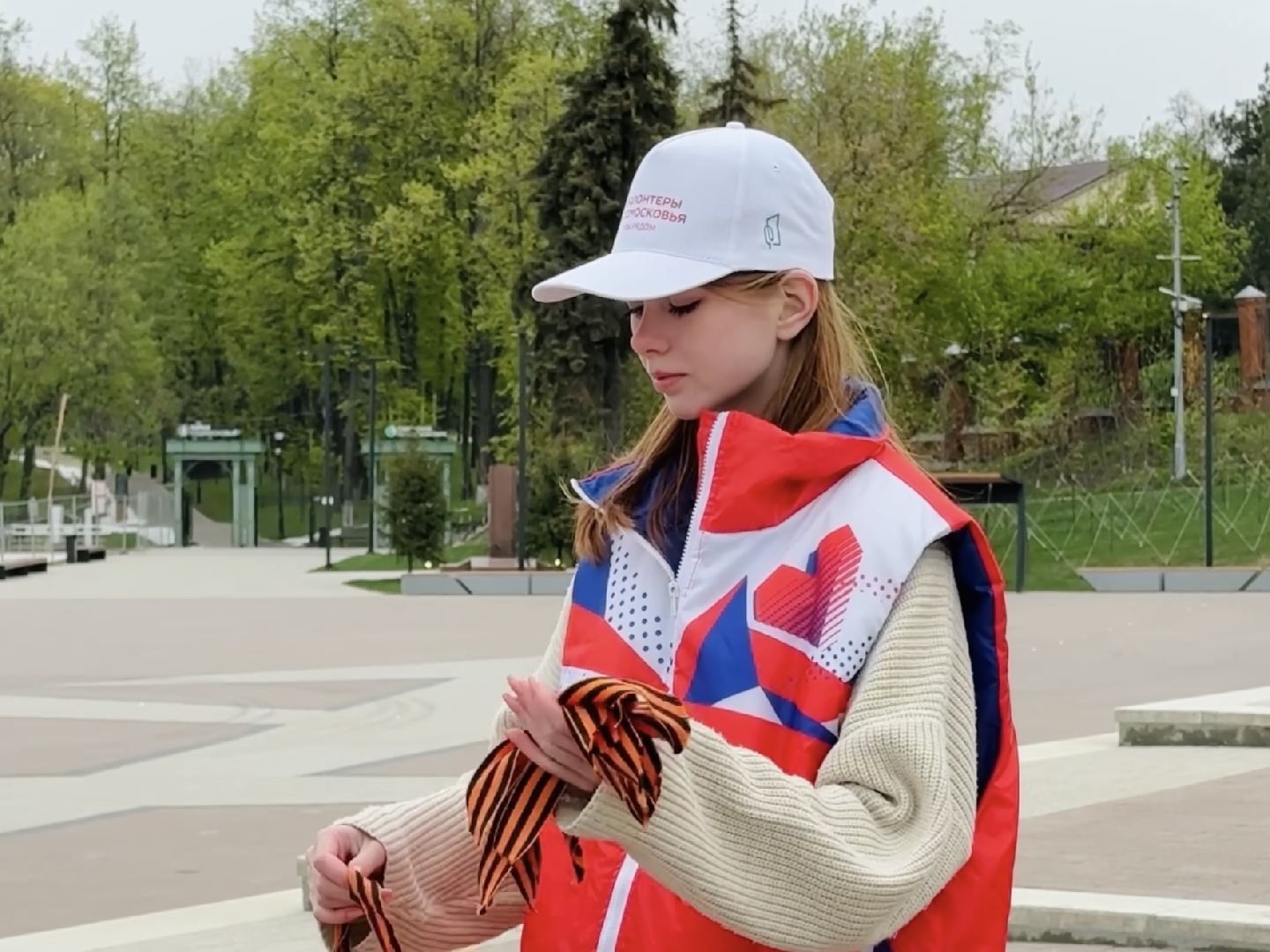 раменское, георгиевская лента, волонтеры подмосковья, 9 мая, день победы,