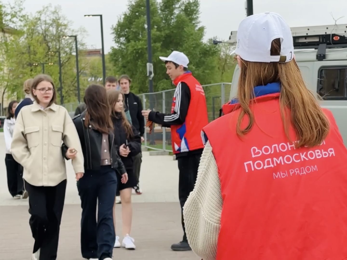 раменское, георгиевская лента, волонтеры подмосковья, 9 мая, день победы,
