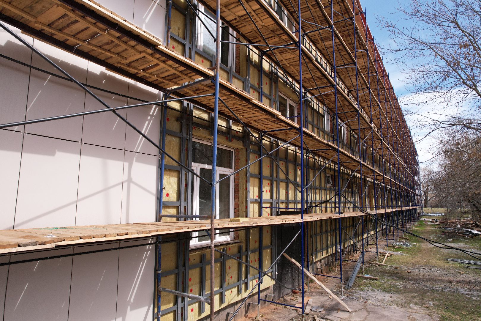 видео с коптера, ремонт школы 6 серпухов, школы в серпухове,