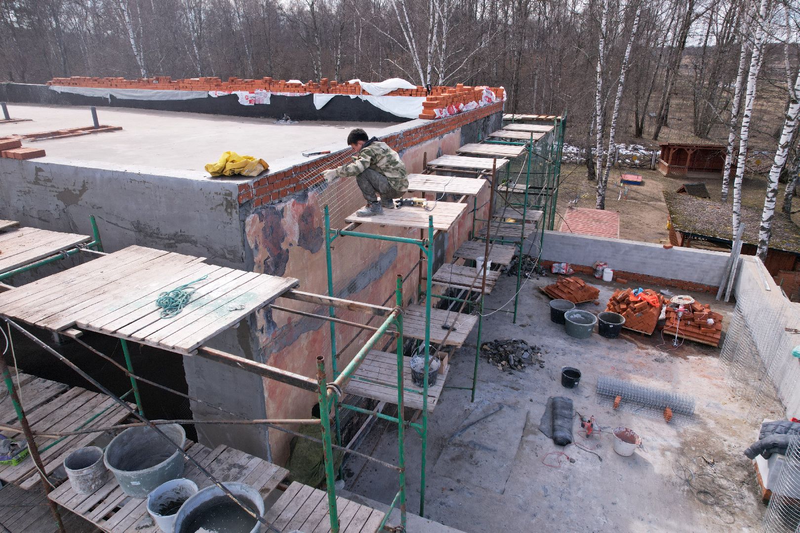 видео с коптера, ремонт детского сада серпухов,