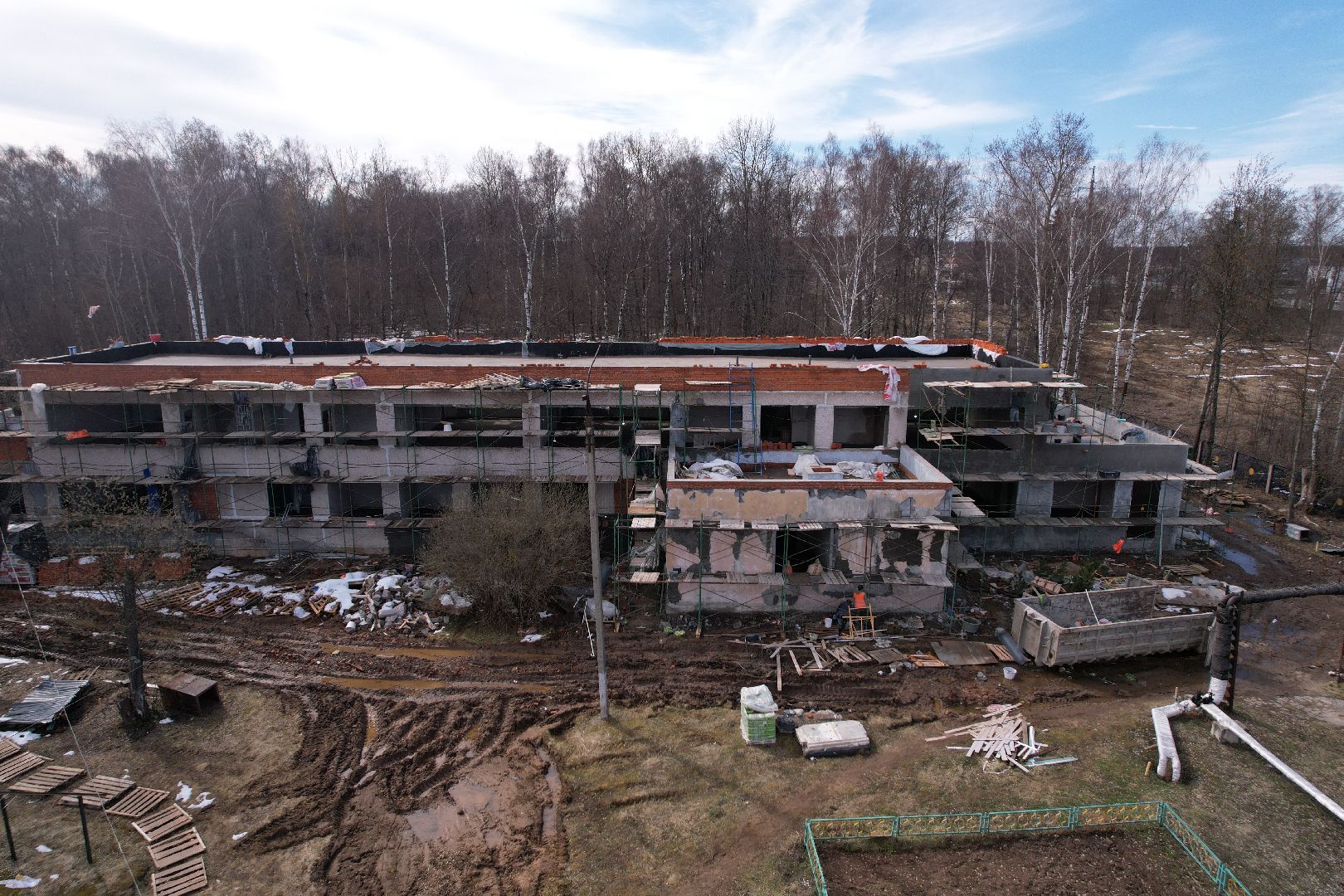 видео с коптера, ремонт детского сада серпухов,