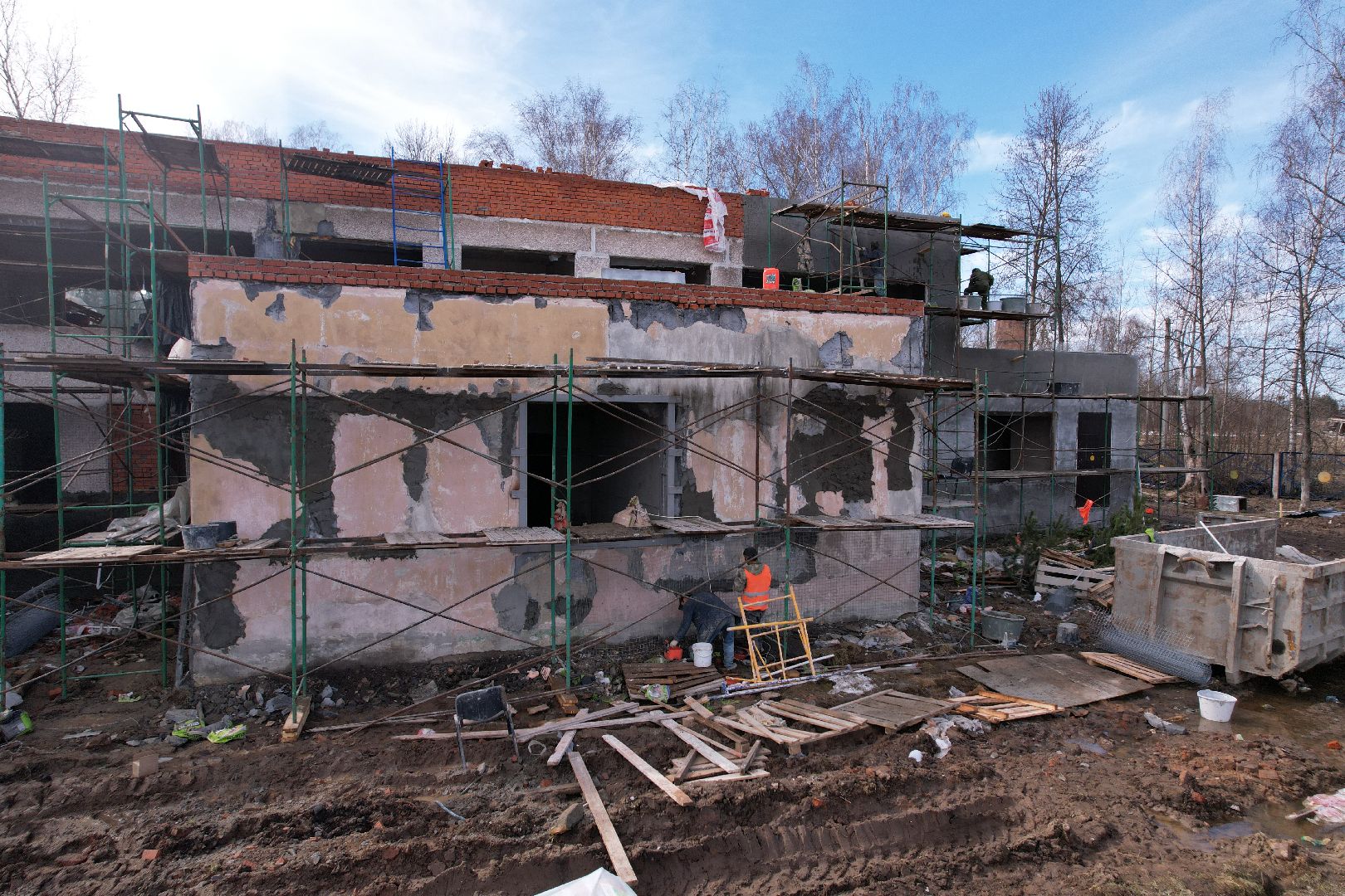 видео с коптера, ремонт детского сада серпухов,