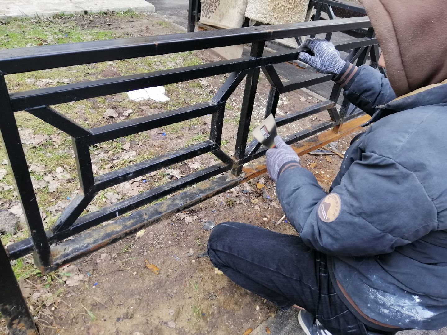 благоустройство, городской округ восход, жкх, краска,