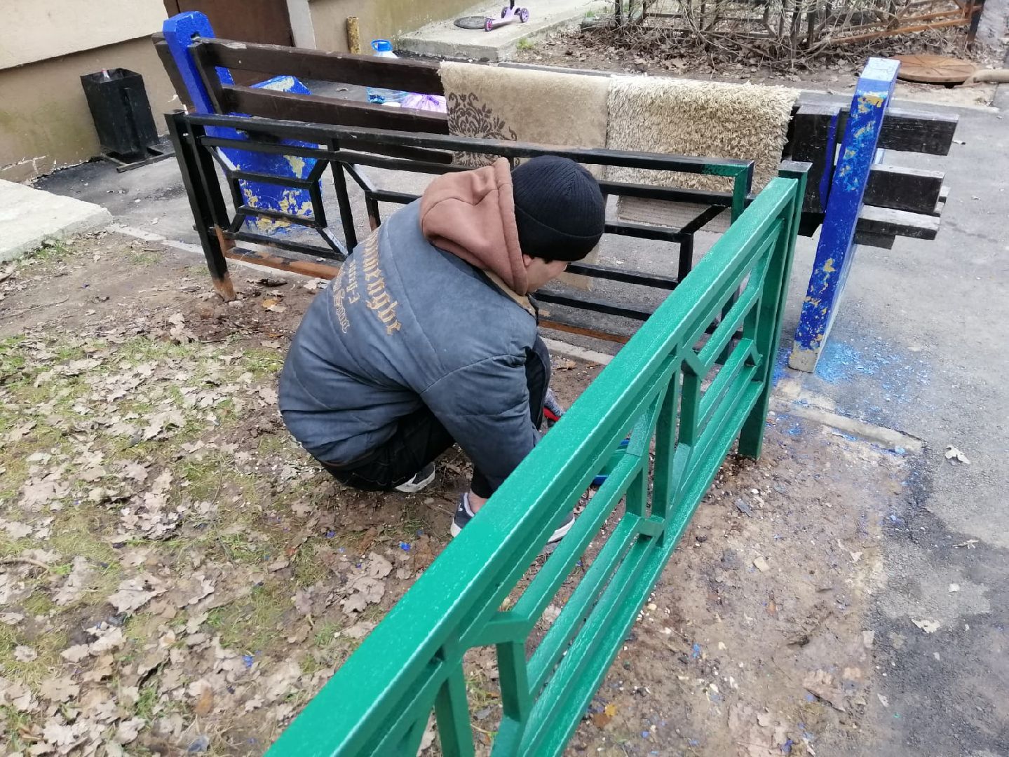 благоустройство, городской округ восход, жкх, краска,