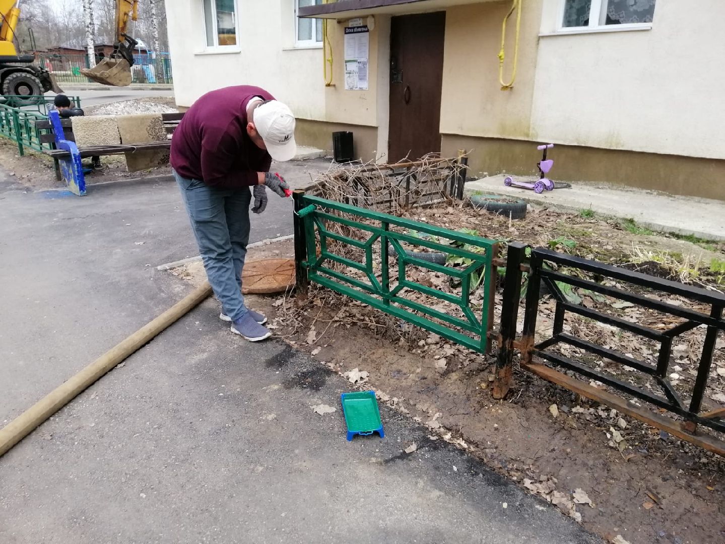 благоустройство, городской округ восход, жкх, краска,