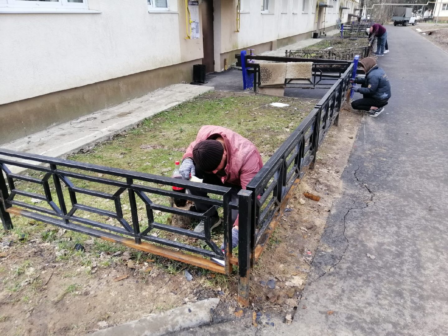 благоустройство, городской округ восход, жкх, краска,