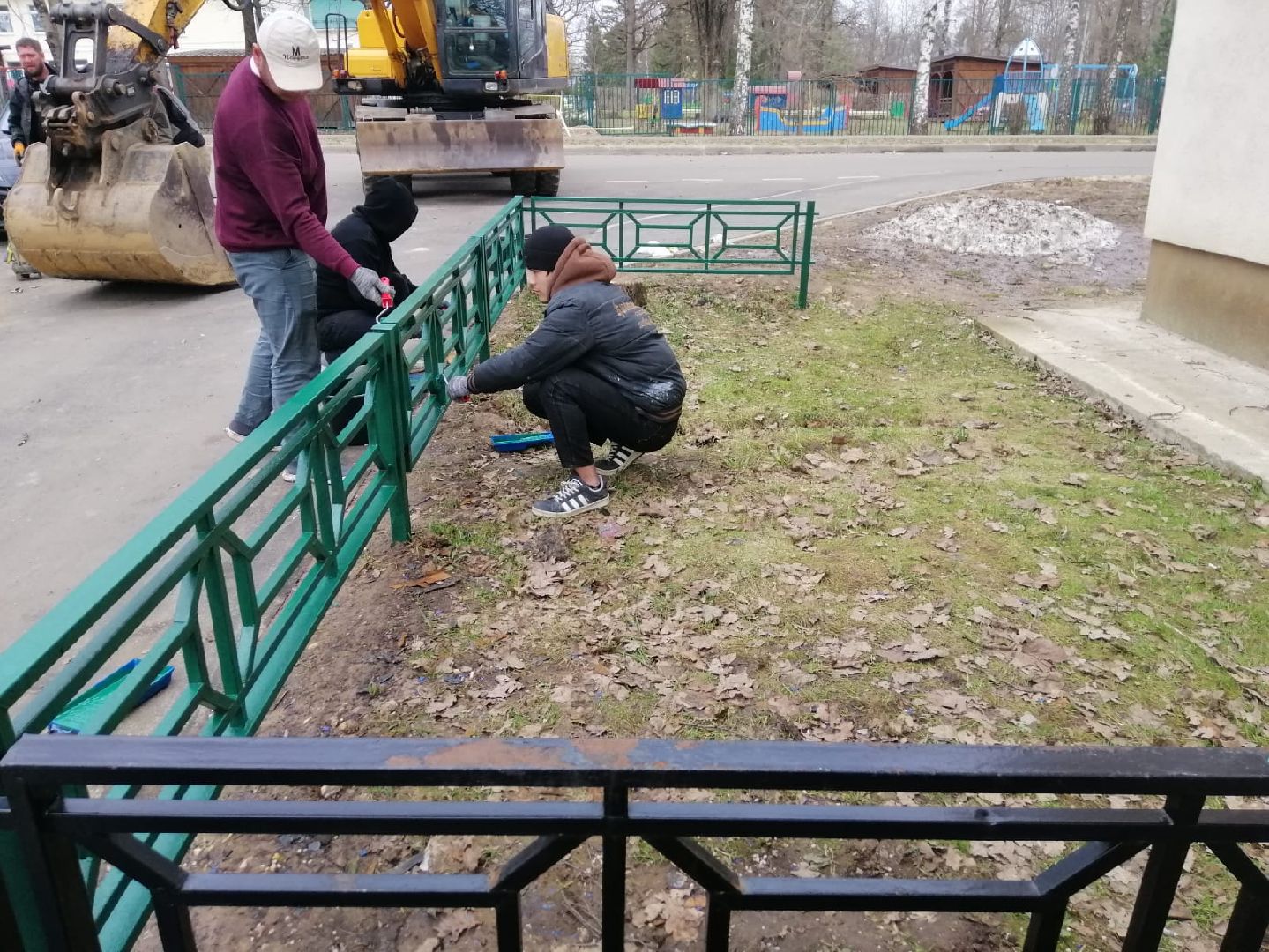 благоустройство, городской округ восход, жкх, краска,
