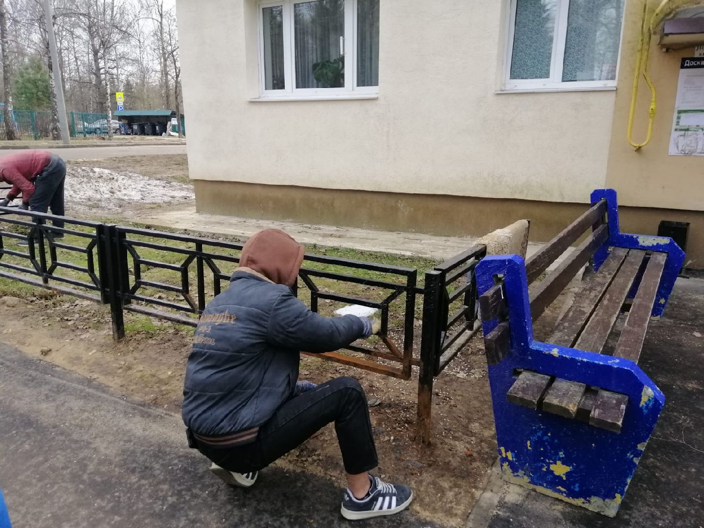 благоустройство, городской округ восход, жкх, краска,