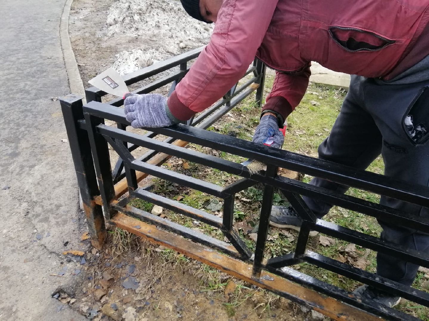 благоустройство, городской округ восход, жкх, краска,