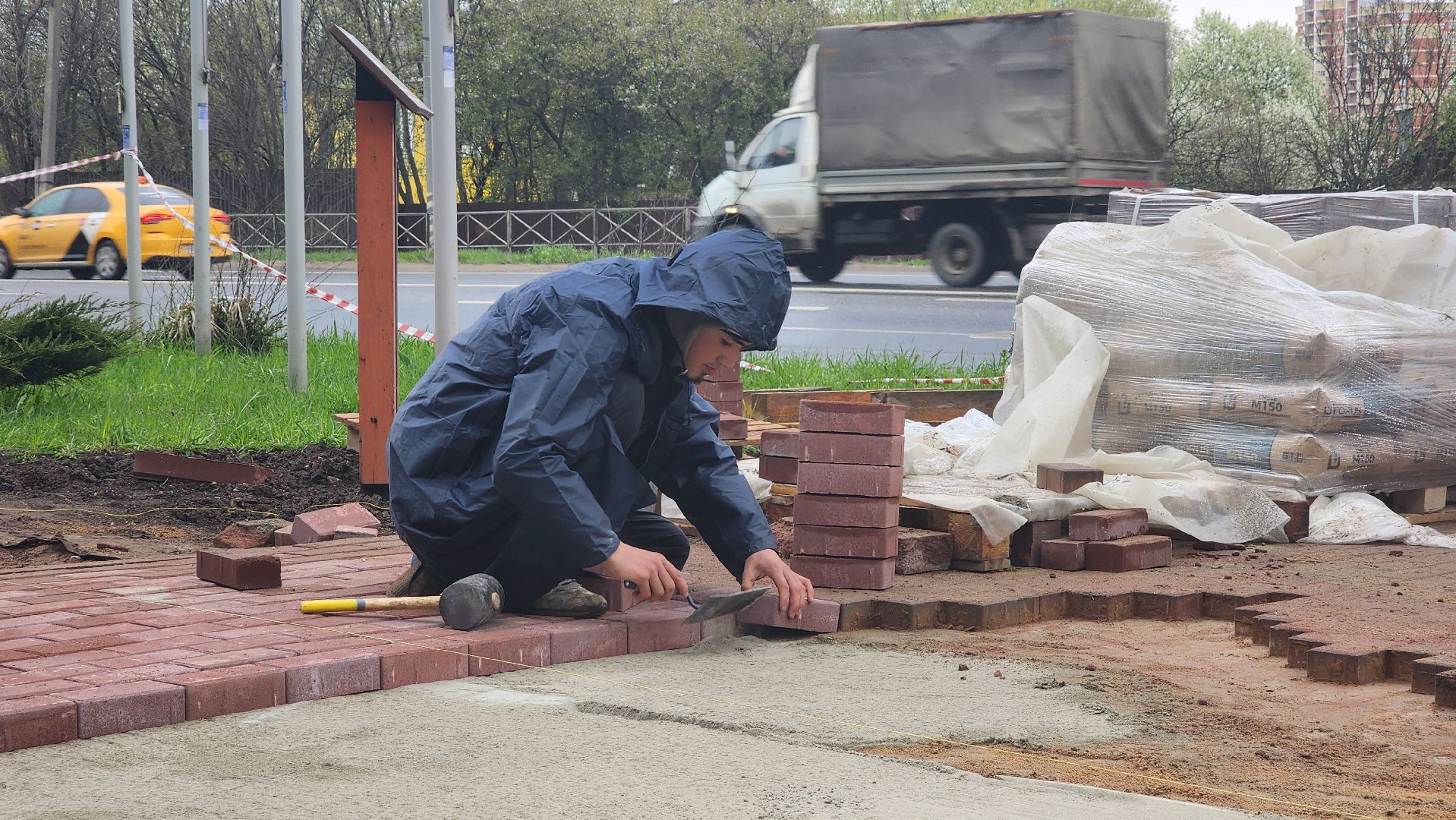 солнечногорск, скорбящая мать, вечный огонь, подготовка к 9 мая,