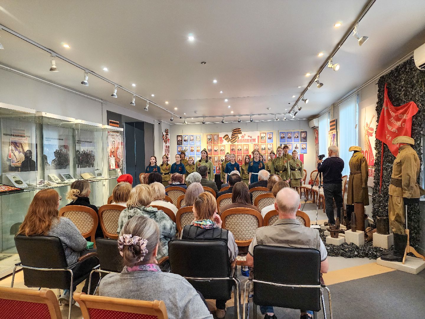 Подольск, 80 лет победе, подольский краеведческий музей, ветераны Вооруженных сил РФ,