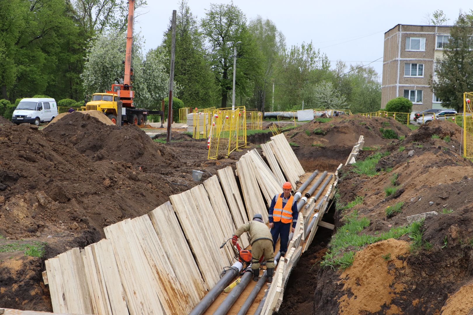 серебряные пруды, мочилы, реконструкция теплосетей,жкх,