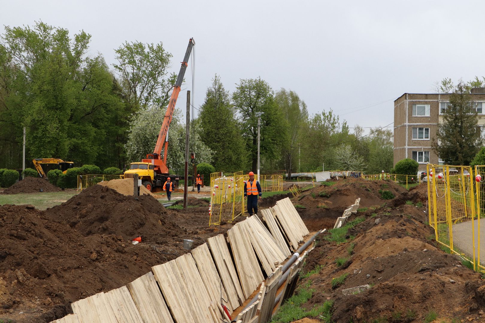 серебряные пруды, мочилы, реконструкция теплосетей,жкх,