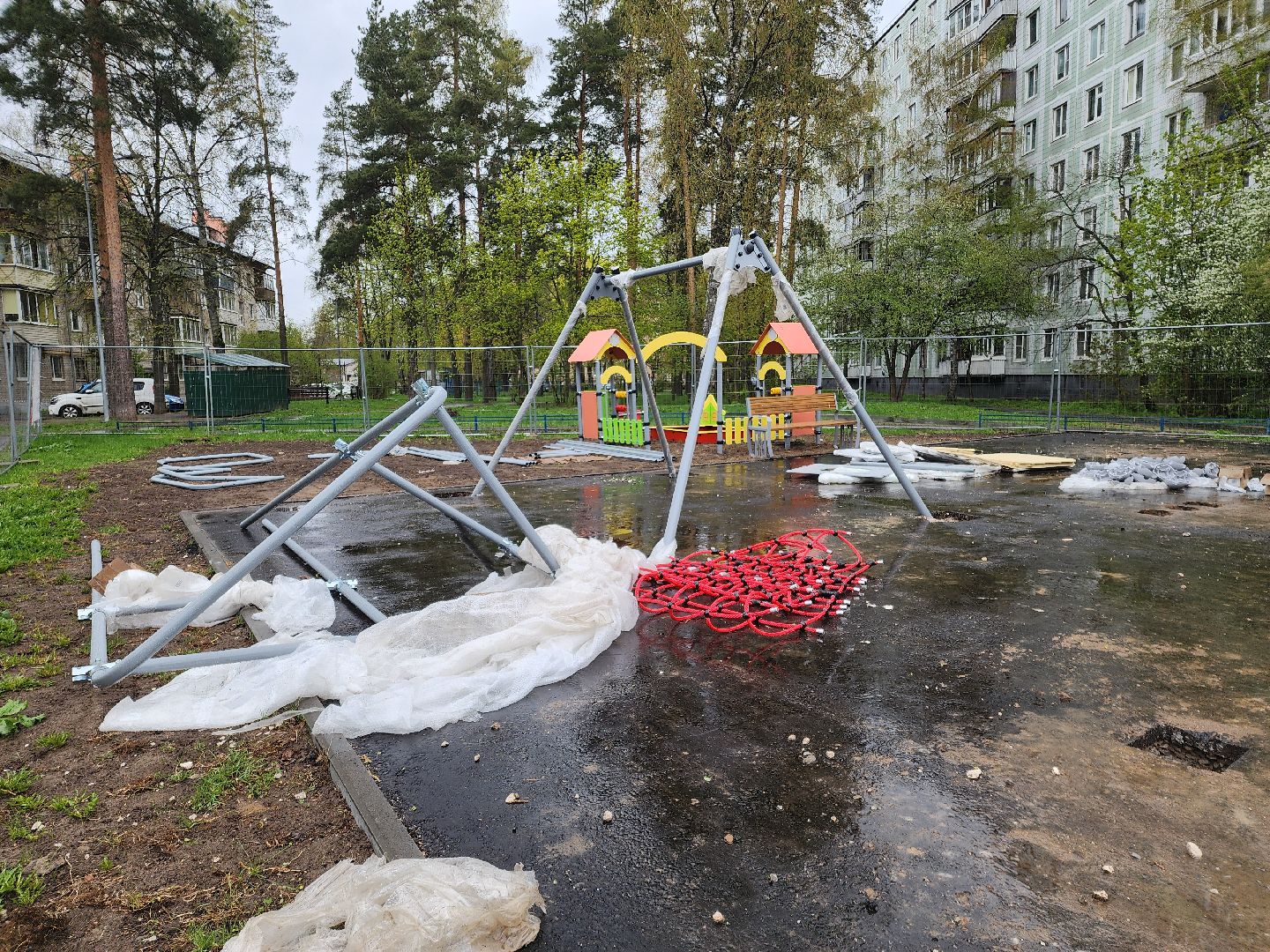 Черноголовка, Детская площадка, Благоустройство,