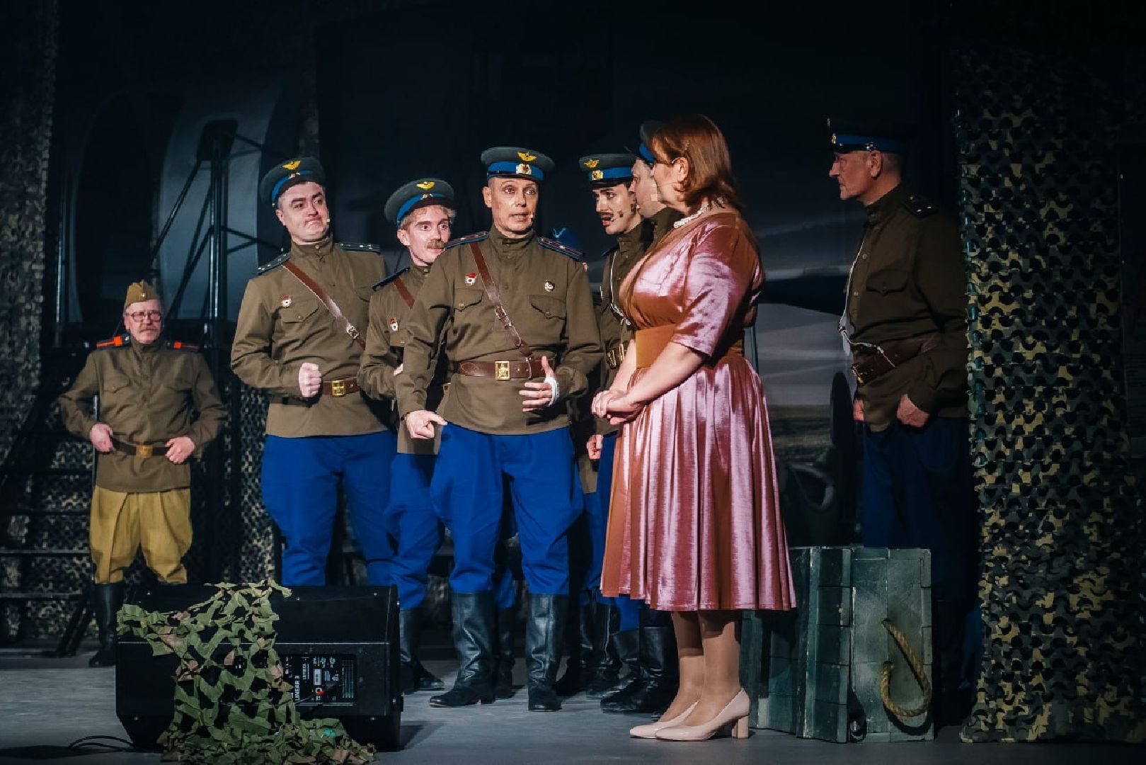 пушкино, премьера, спектакль, вов, 80 - летие победы, театральная постановка,советский народ,зрители,