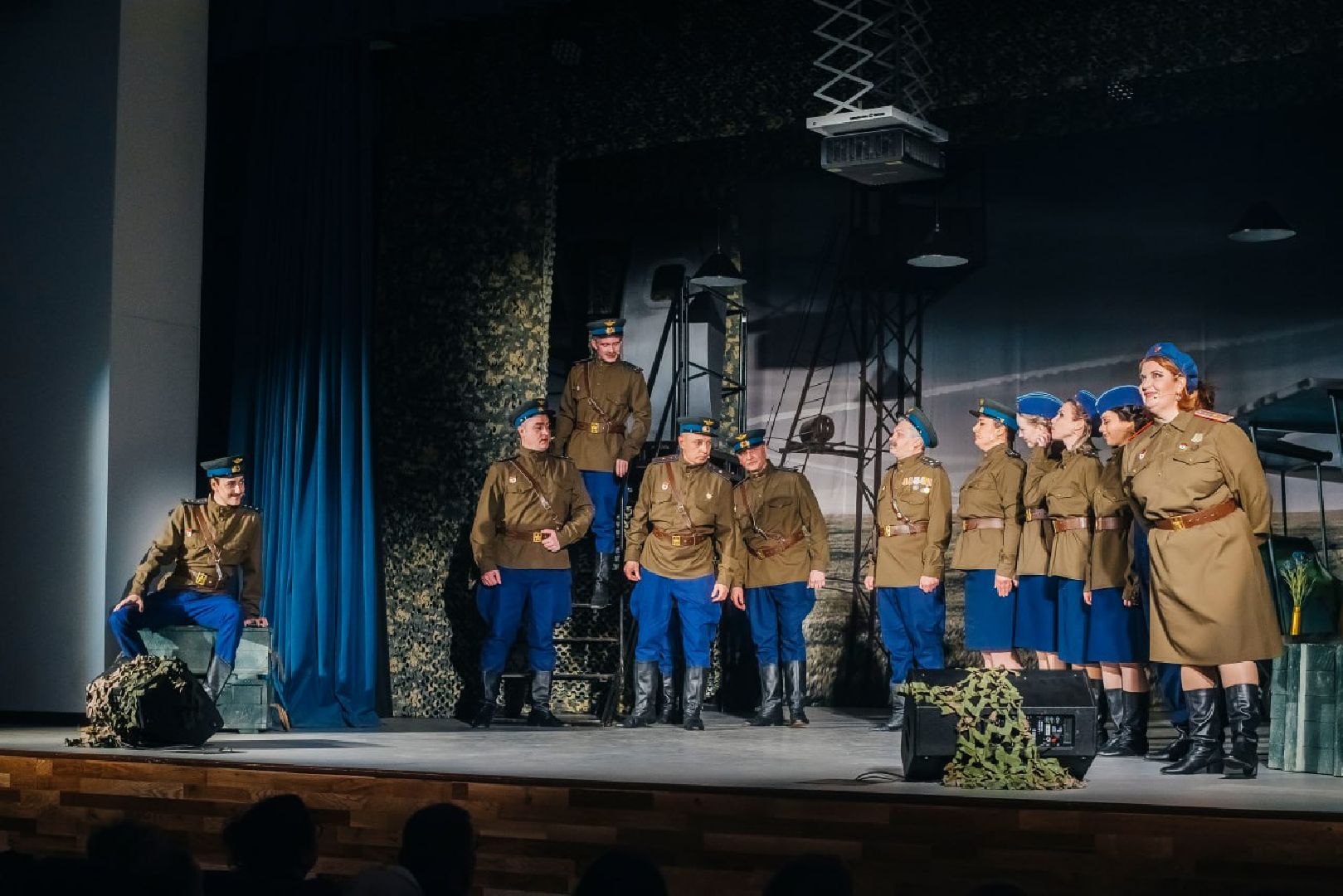 пушкино, премьера, спектакль, вов, 80 - летие победы, театральная постановка,советский народ,зрители,