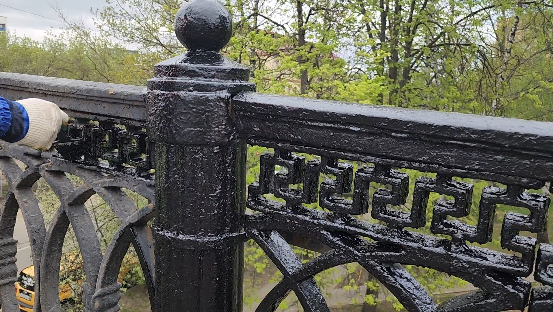 благоустройство, мост, покраска,