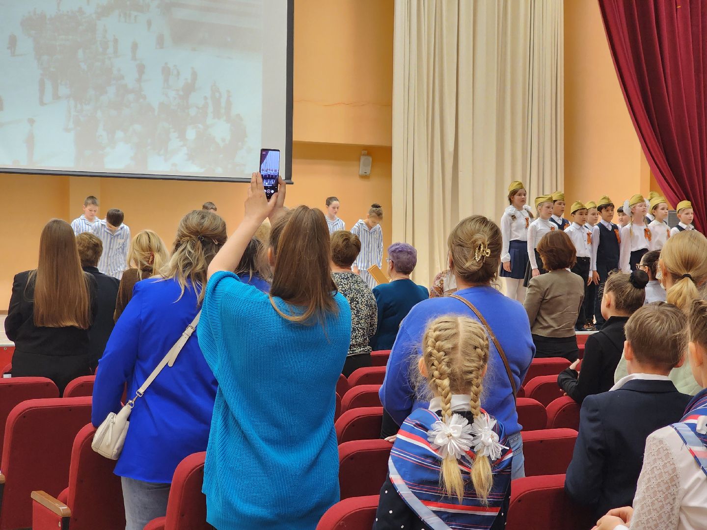 долгопрудный, песни военных лет, конкурс инсценировок, 80 лет победе, младшие классы, 6-я школа,