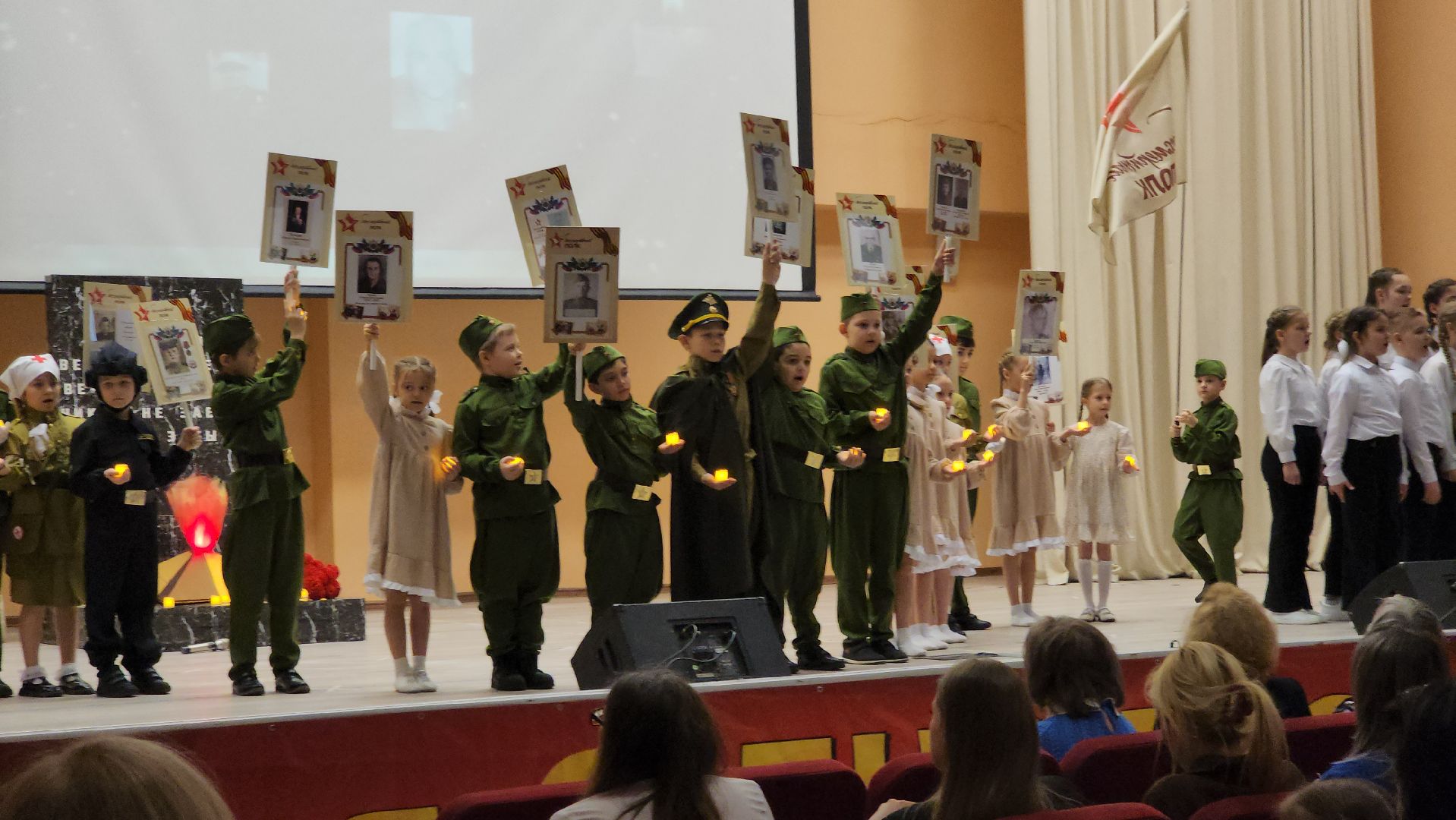 долгопрудный, песни военных лет, конкурс инсценировок, 80 лет победе, младшие классы, 6-я школа,