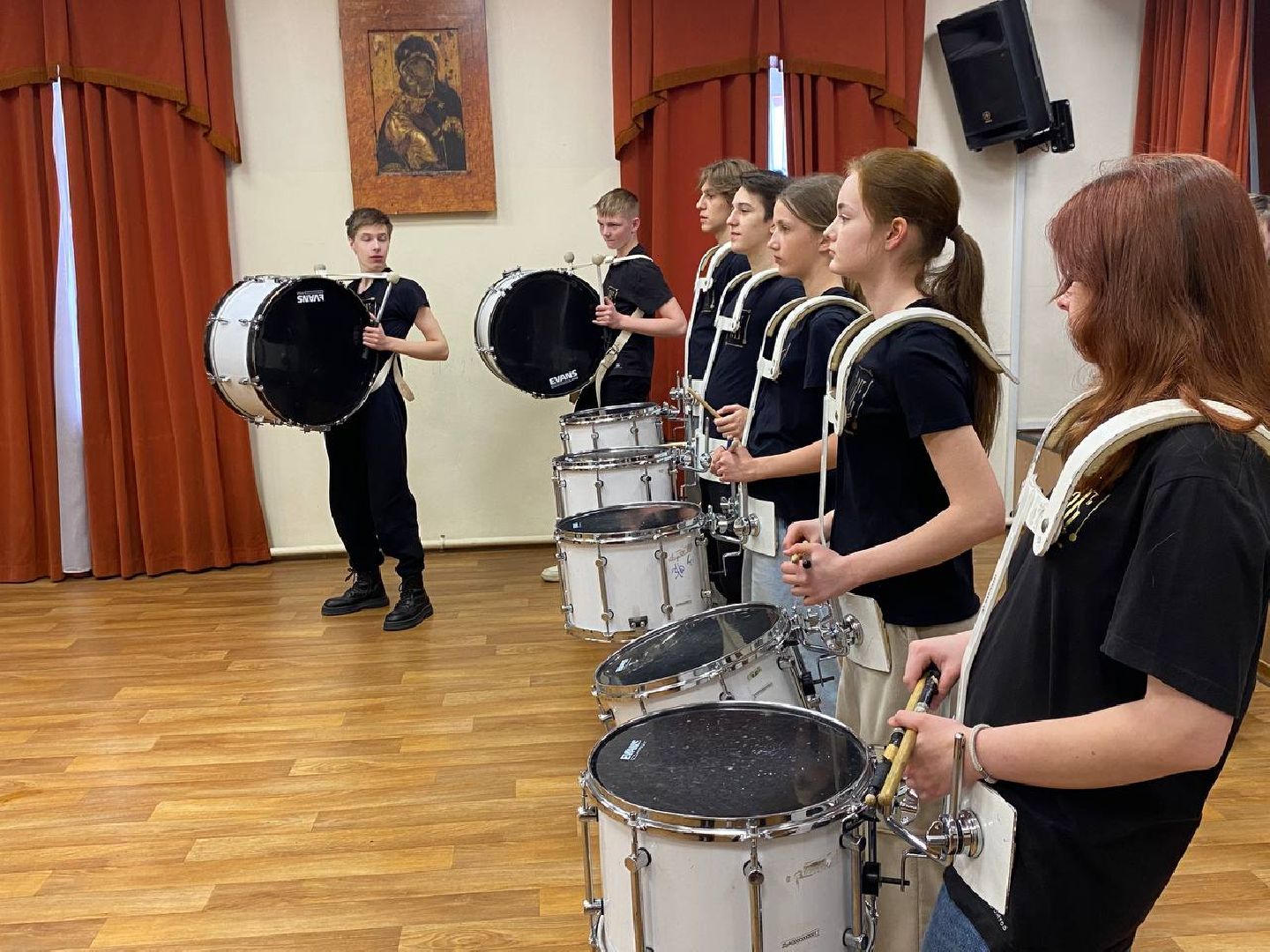 знаменские барабанщики, победа на музыкальном конкурсе, знаменские барабанщики едут в артек,