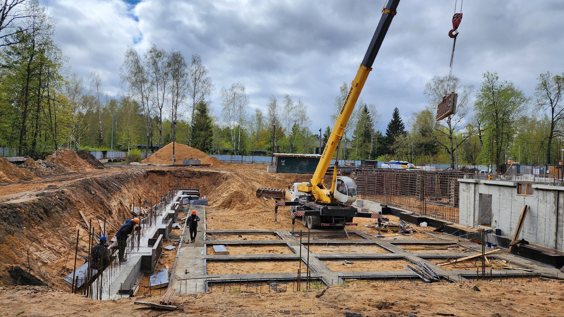 строительство бассейна в монино, щёлково, новый бассейн,