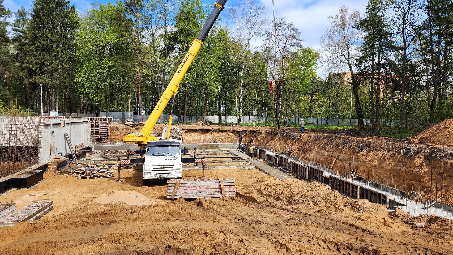 строительство бассейна в монино, щёлково, новый бассейн,