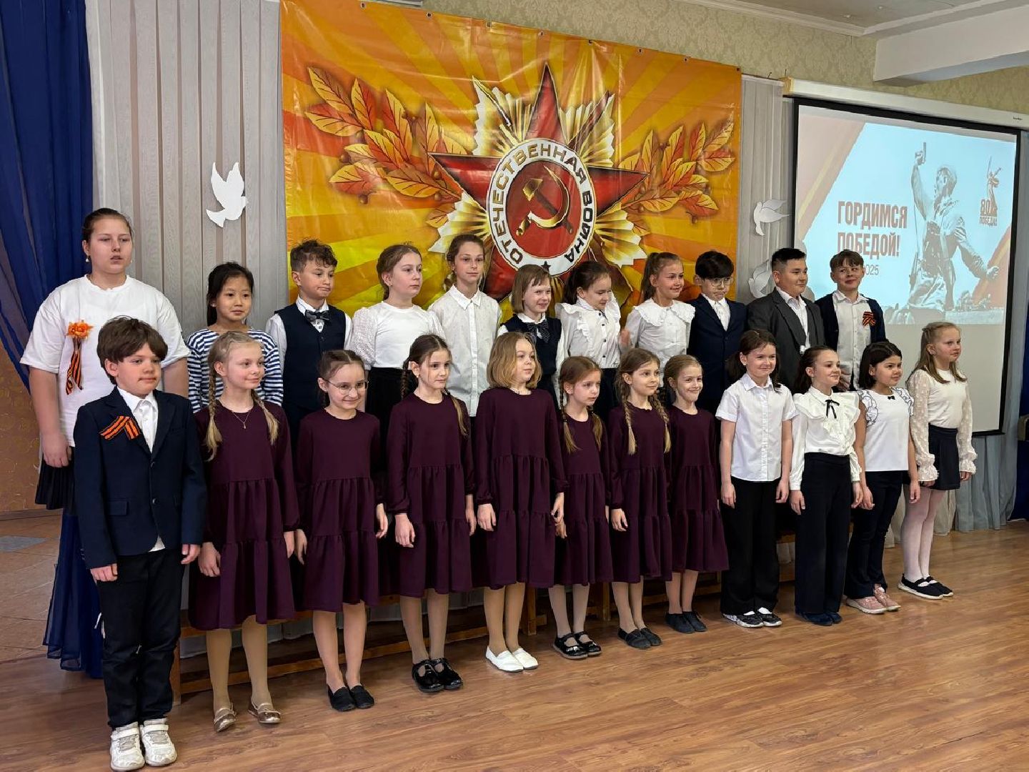 пушкино, лицей, день победы, песни, песни военных лет, хореография, лицеисты, концерт ко дню победы,родители,вертикалки,