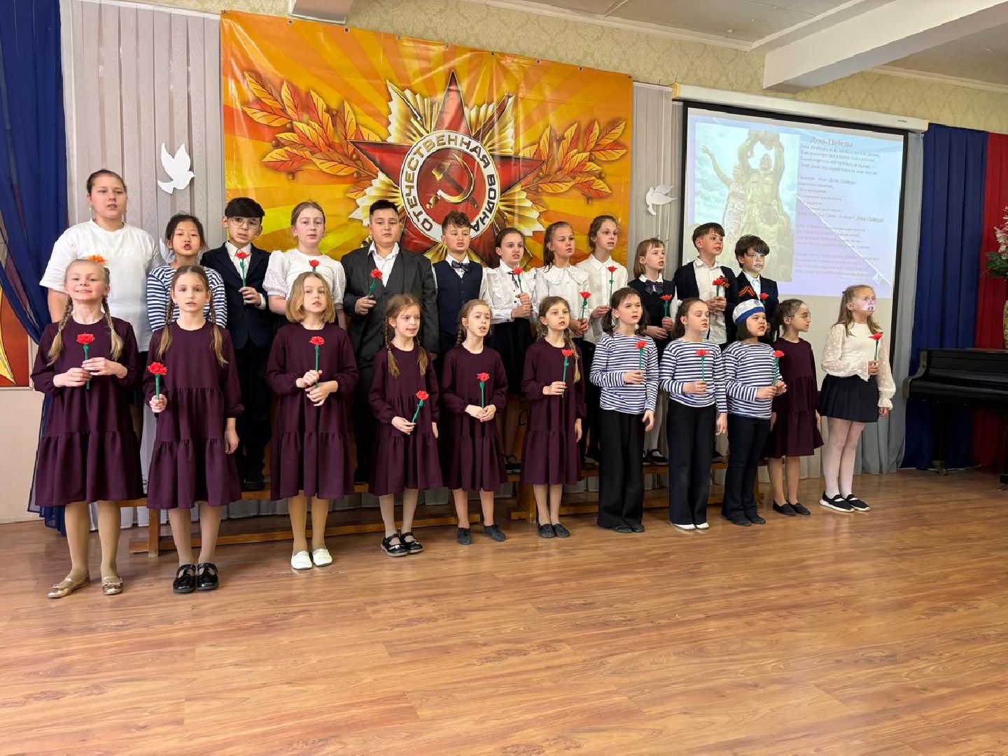 пушкино, лицей, день победы, песни, песни военных лет, хореография, лицеисты, концерт ко дню победы,родители,вертикалки,