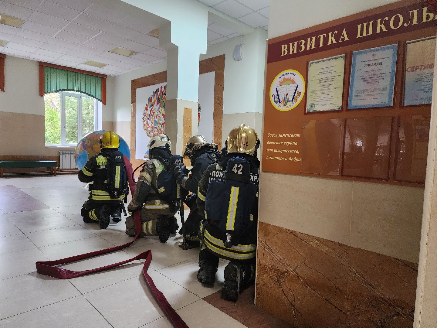 раменское, общество, пожарная безопасность, тренировочная эвакуация в средней школе 22 в дубовой роще,