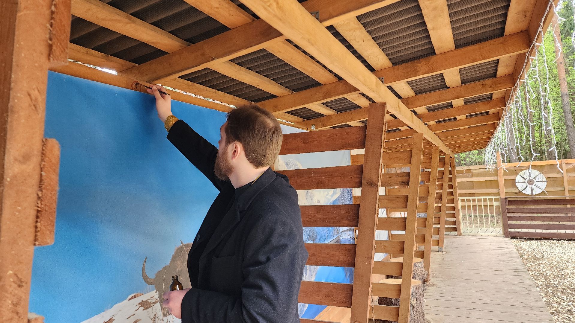 эко ферма, зоопарк, животные, православие, культура, святая вода, обряд, освящение, домодедово, подмосковье ,