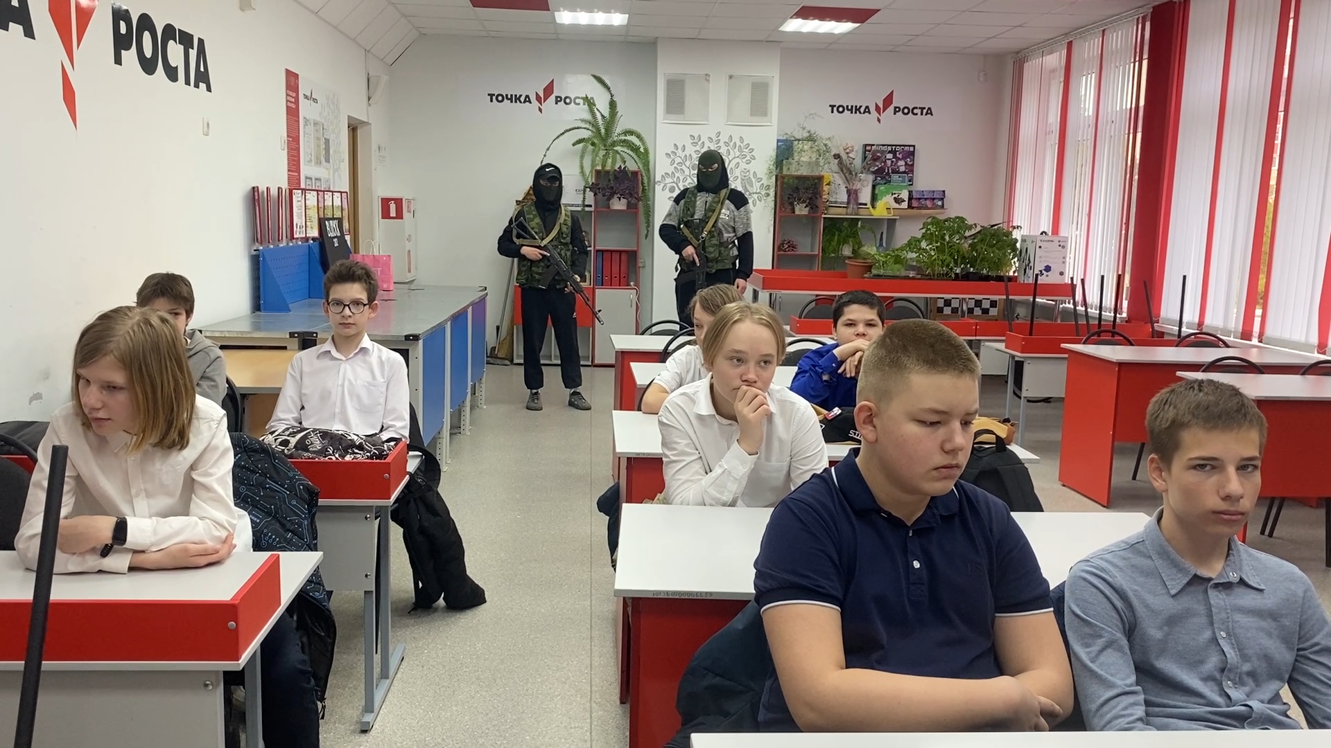 учения в школе, безопасность, антитеррор, антитеррористическая тренировка, школа перспектива власиха,