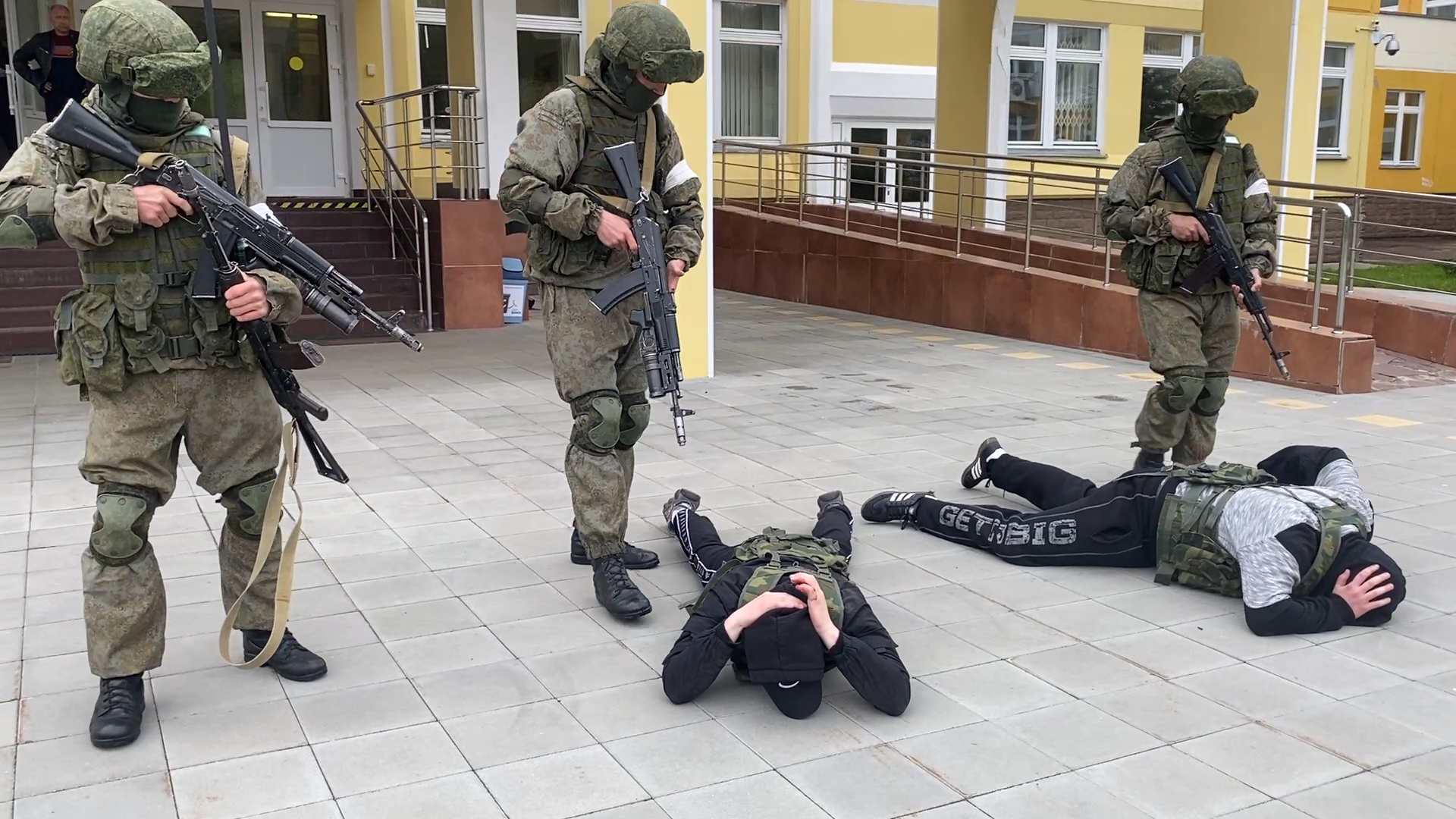 учения в школе, безопасность, антитеррор, антитеррористическая тренировка, школа перспектива власиха,