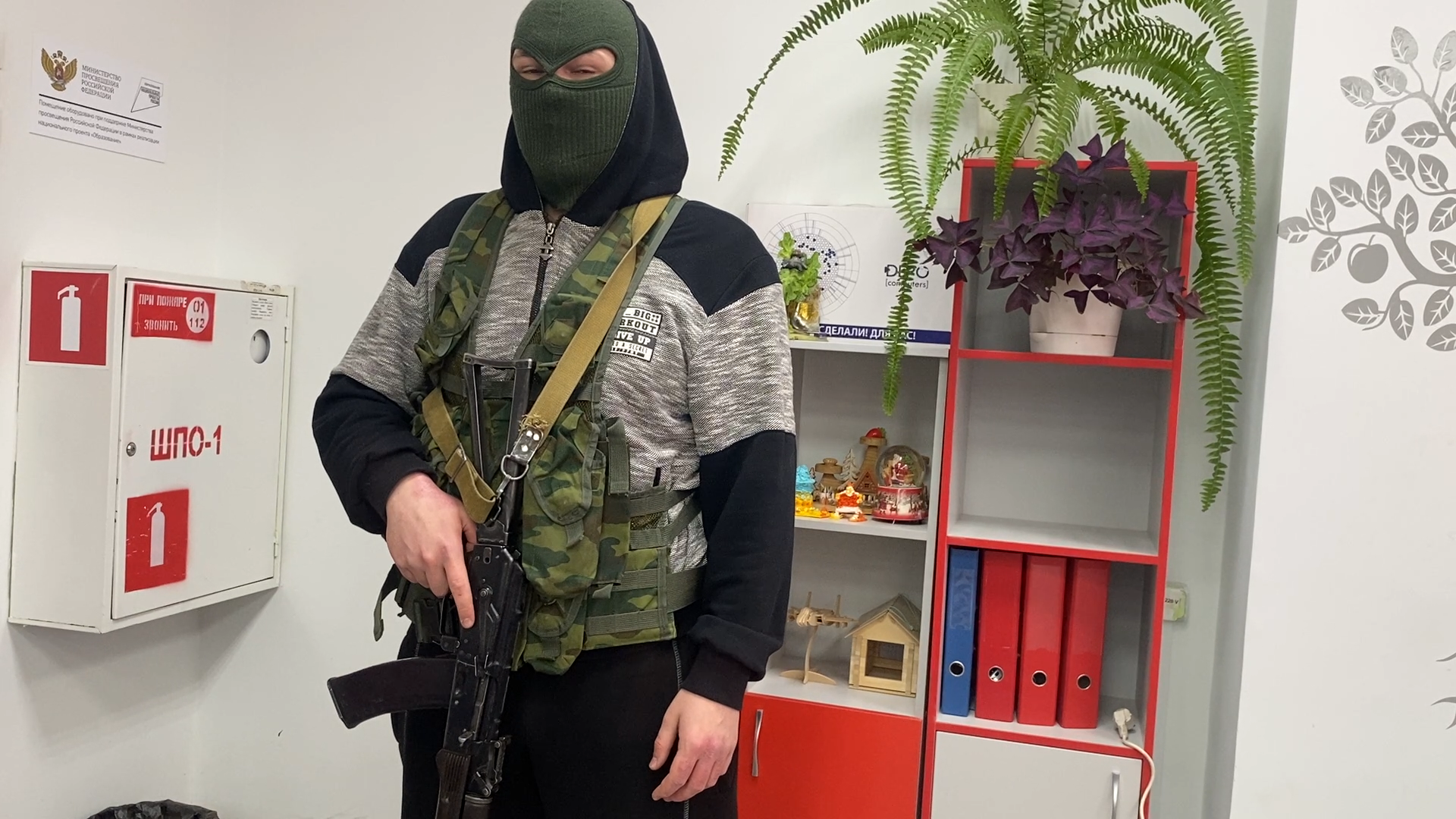 учения в школе, безопасность, антитеррор, антитеррористическая тренировка, школа перспектива власиха,