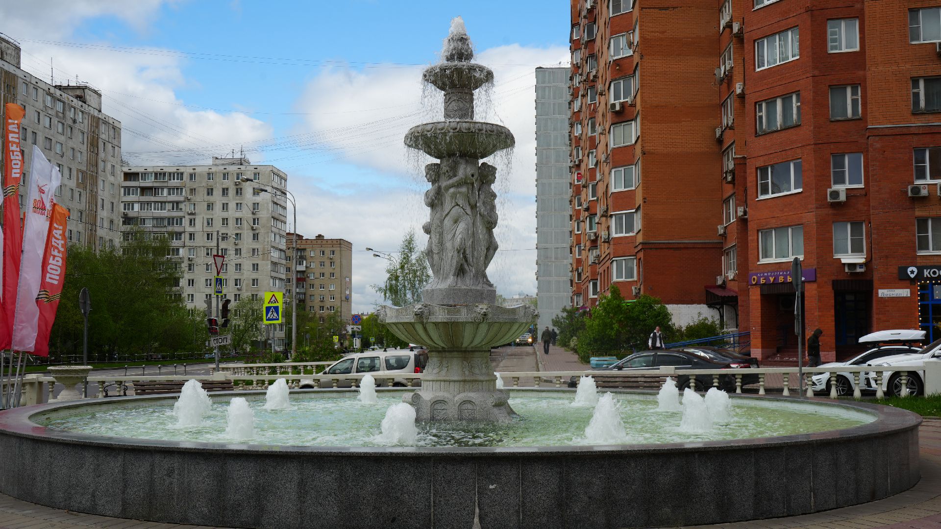 фонтан, благоуствойство,